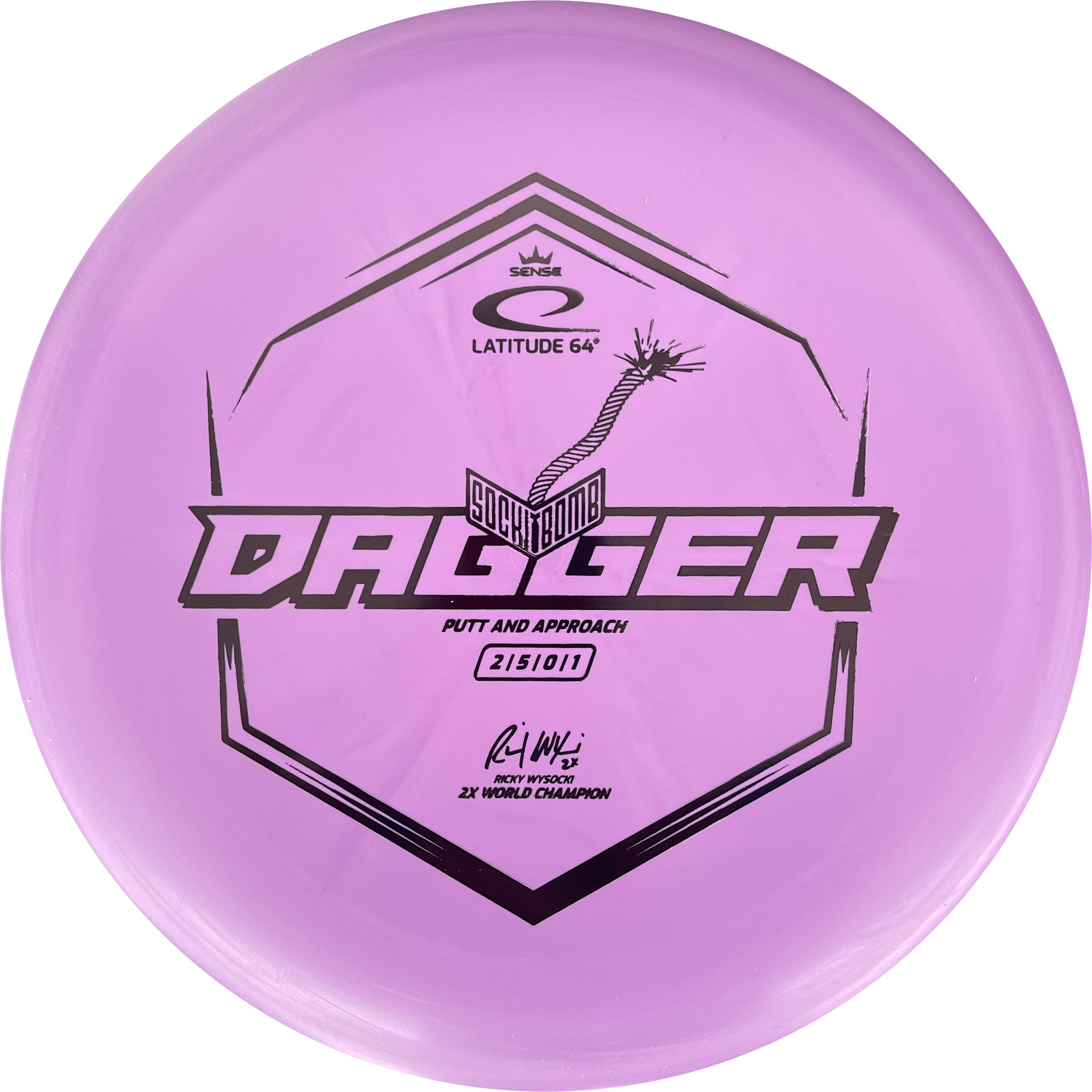 Latitude 64° Sense Dagger Sockibomb - Ricky Wysocki Team Series – London Disc  Golf Community