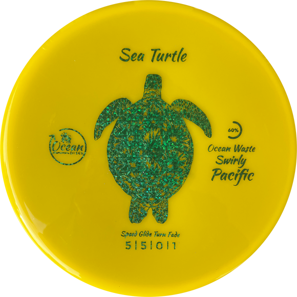 Ocean Discs Pacific Sea Turtle Misprint