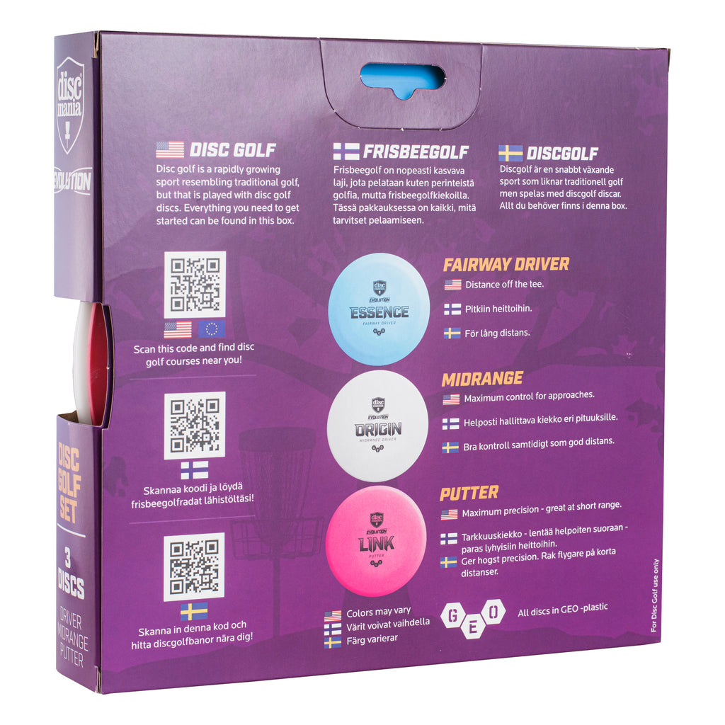 Discmania Evolution 3-Disc Set – London Disc Golf Community